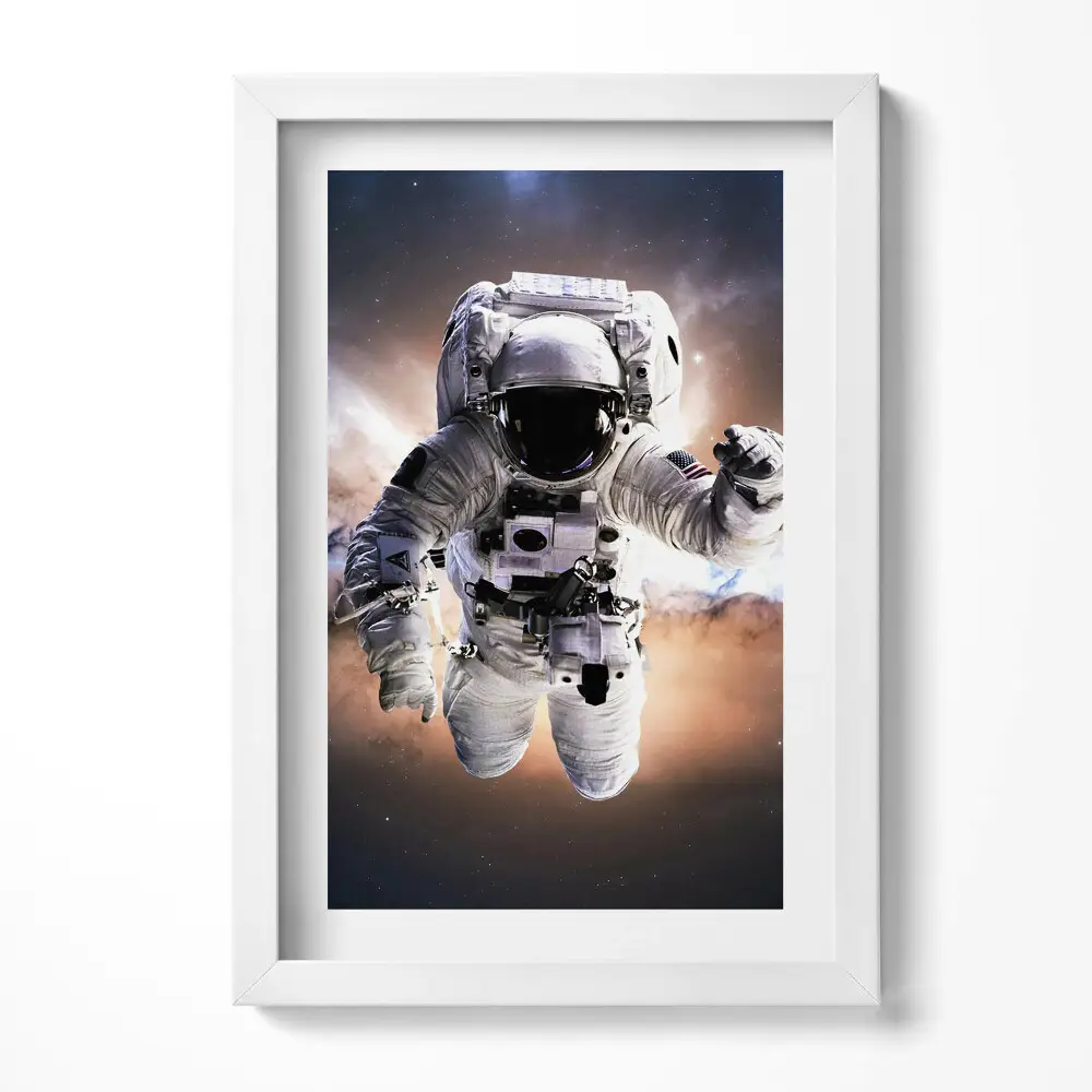 Obraz v ráme Astronaut vo vesmíre