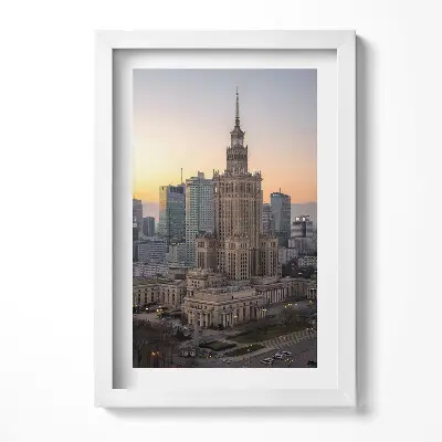 Obraz v ráme Palác kultúry a vedy vo Varšave