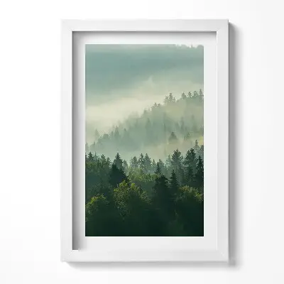 Obraz v ráme Východ slnka v Beskydách