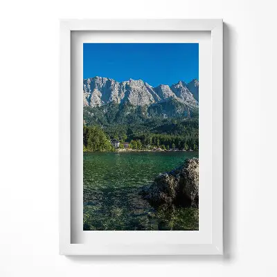 Obraz v ráme Vrchol Zugspitze, Nemecko