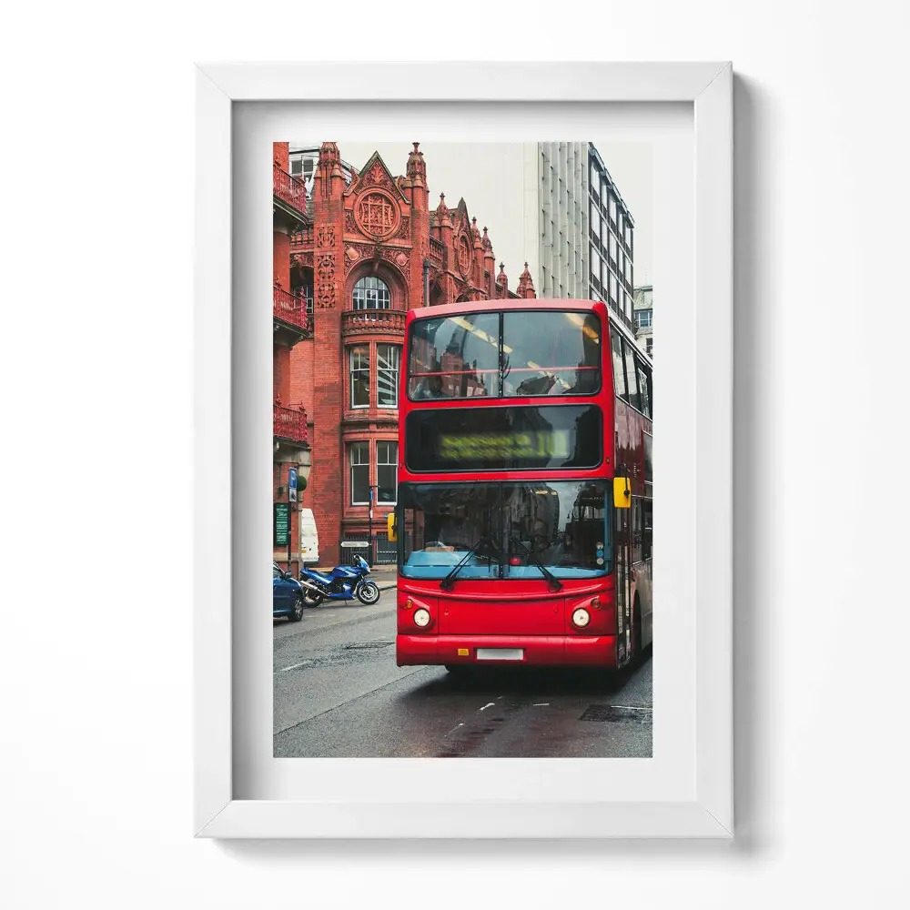 Obraz v ráme Birmingham Bus UK