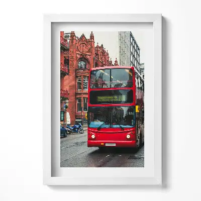 Obraz v ráme Birmingham Bus UK