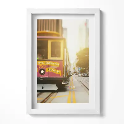 Obraz v ráme Električka v San Franciscu