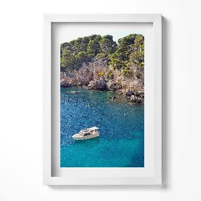 Obraz v ráme Krajina pri Cap d'Antibes