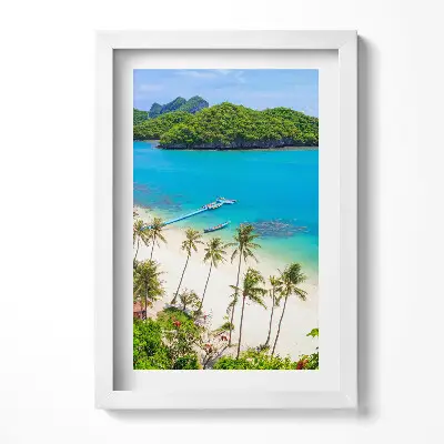 Obraz v ráme Národný park Koh Samui v Thajsku