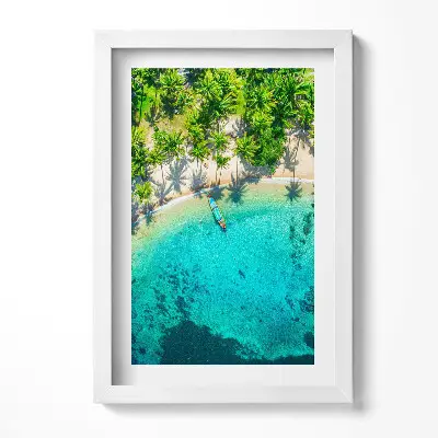 Obraz v ráme Tropická pláž na Koh Tao