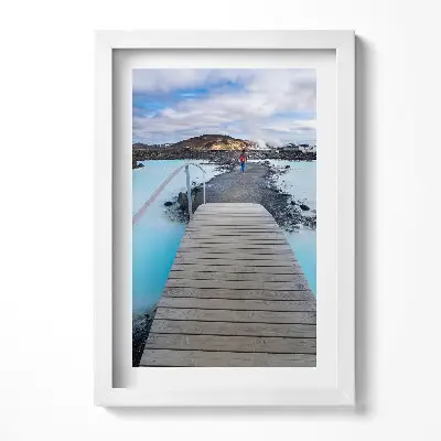 Obraz v ráme Atrakcia na Islande