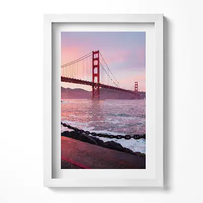 Obraz v ráme Pohľad na most Golden Gate