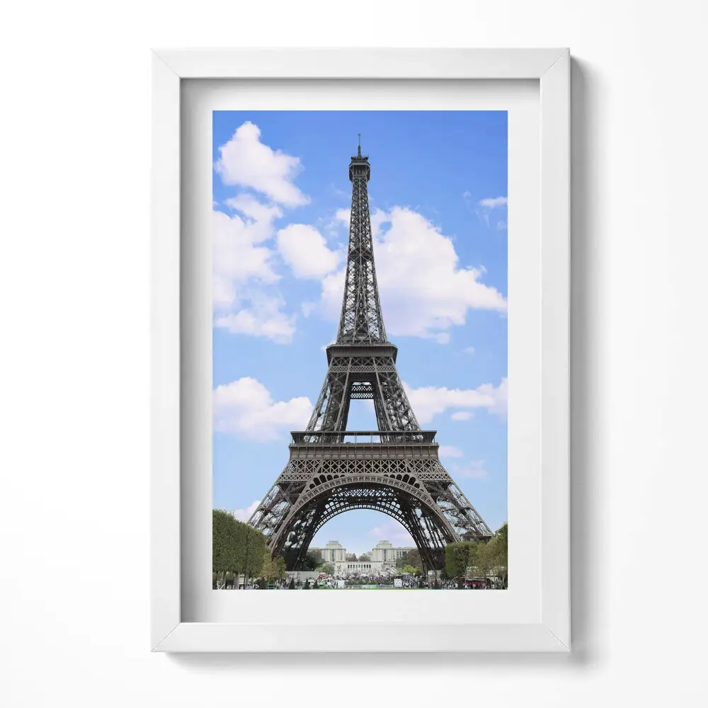 Obraz v ráme Eiffelova veža v Paríži, Francúzsko