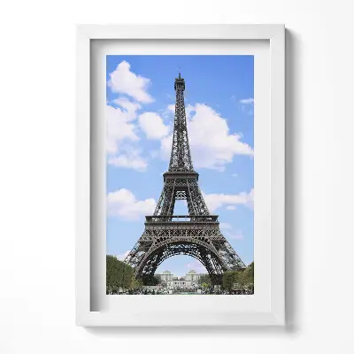 Obraz v ráme Eiffelova veža v Paríži, Francúzsko
