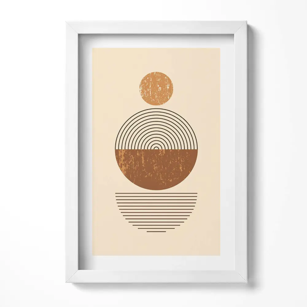 Obraz v ráme Geometrické boho umenie