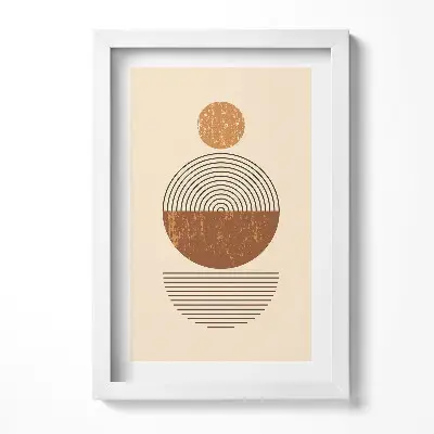 Obraz v ráme Geometrické boho umenie