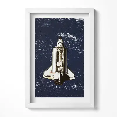 Obraz v ráme Kozmická loď NASA
