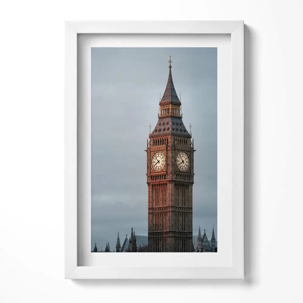 Obraz v ráme Big Ben vo večernom Londýne