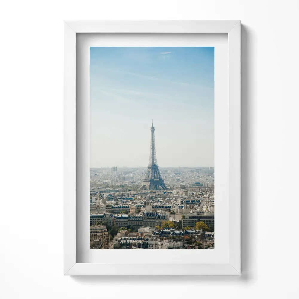 Obraz v ráme Panoráma Eiffelovej veže v Paríži