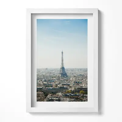 Obraz v ráme Panoráma Eiffelovej veže v Paríži