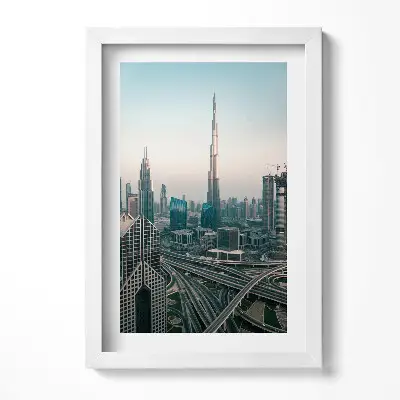 Obraz v ráme Moderný Dubaj z vtáčej perspektívy
