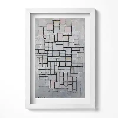 Obraz v ráme Moderné umenie geometrická skica