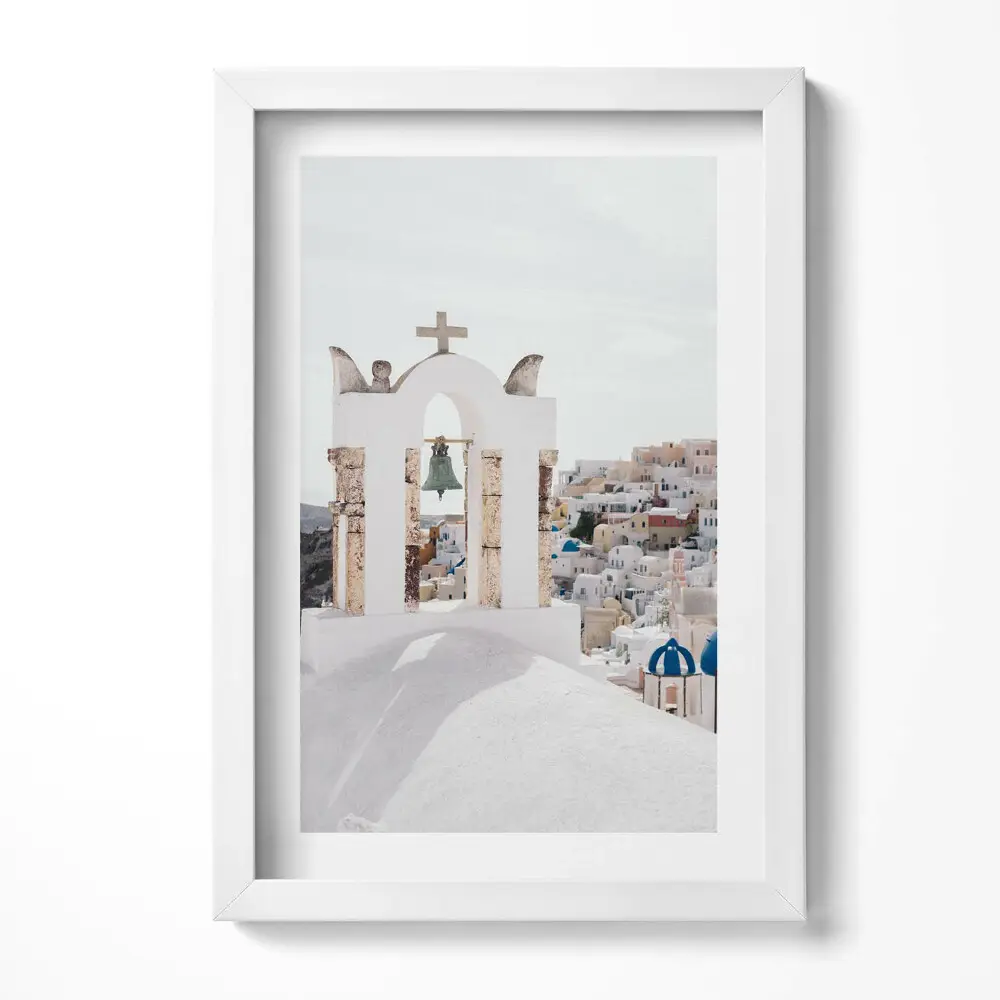 Obraz v ráme Architektúra gréckeho Santorini