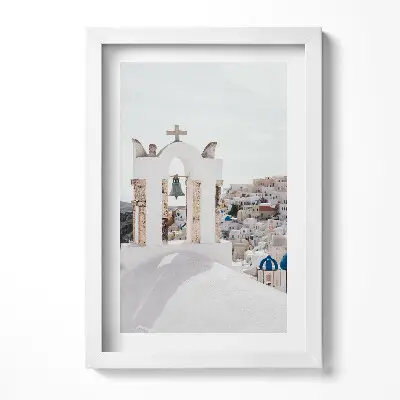 Obraz v ráme Architektúra gréckeho Santorini