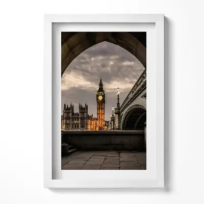 Obraz v ráme Pohľad na Big Ben v Londýne
