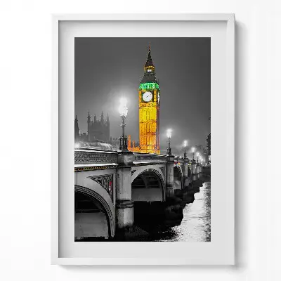 Obraz v ráme Big Ben vo Veľkej Británii