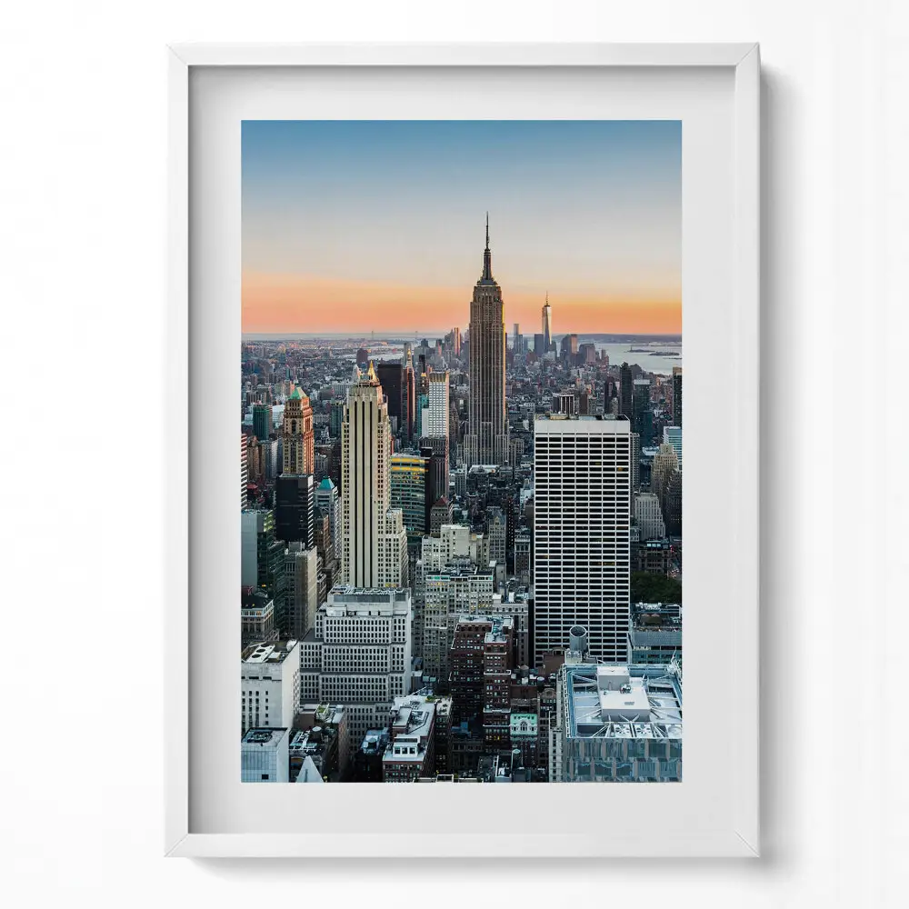 Obraz v ráme Pohľad na architektúru New Yorku