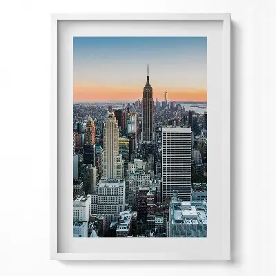 Obraz v ráme Pohľad na architektúru New Yorku