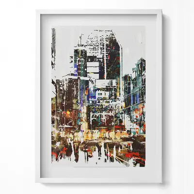 Obraz v ráme New York mesto pulzujúce životom