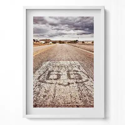 Obraz v ráme Americká štátna cesta Route 66