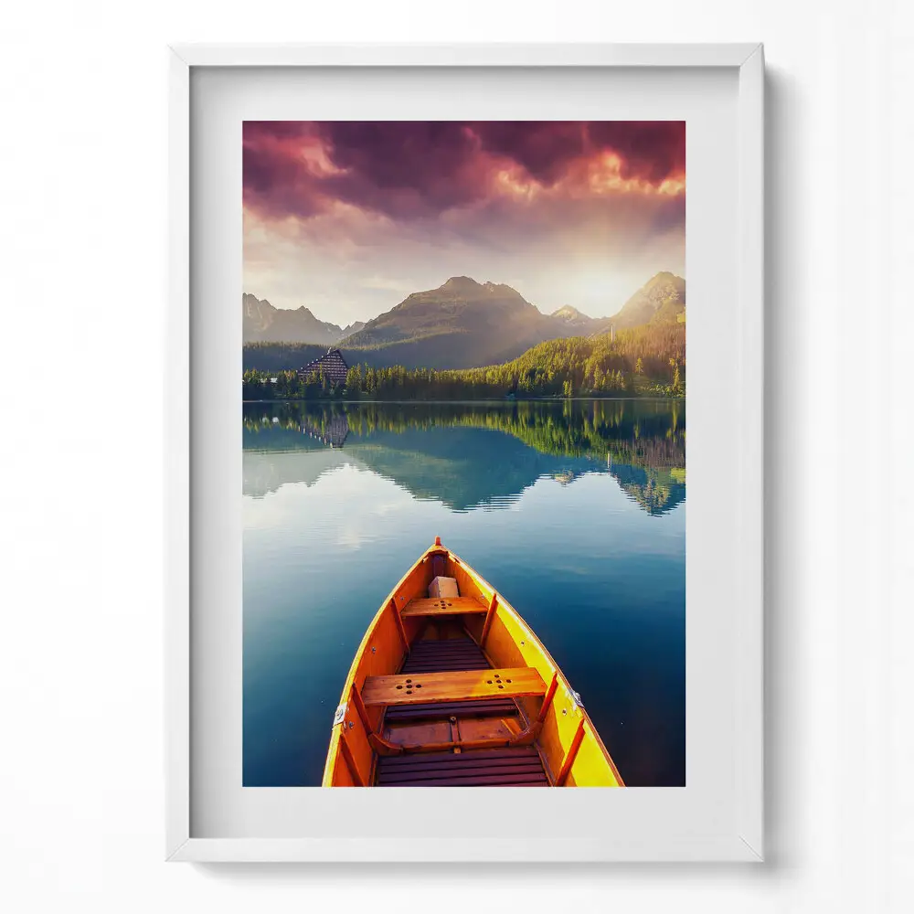 Obraz v ráme Národný park Štrbské Pleso