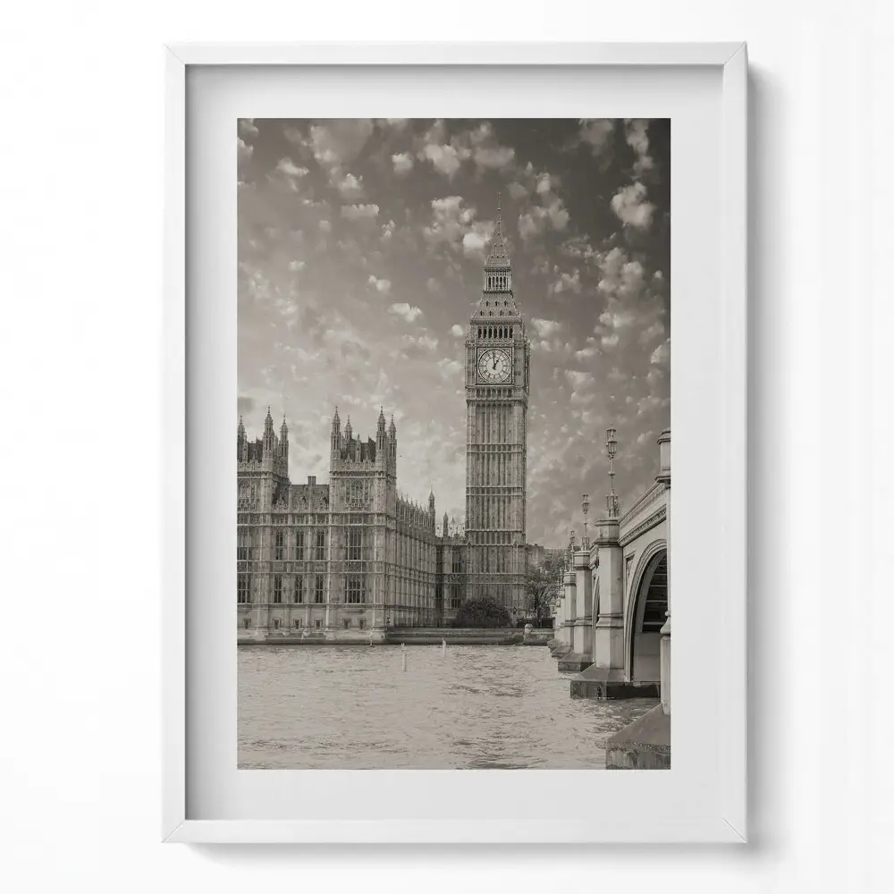 Obraz v ráme Londýn Big Ben