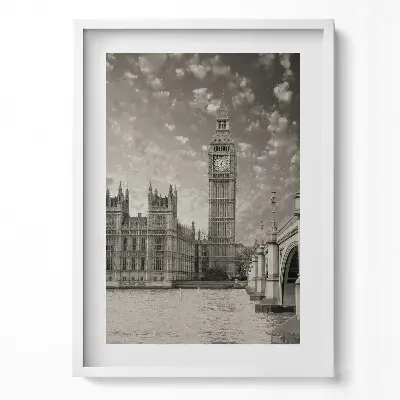 Obraz v ráme Londýn Big Ben