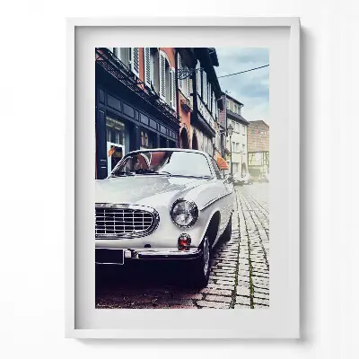 Obraz v ráme Retro auto