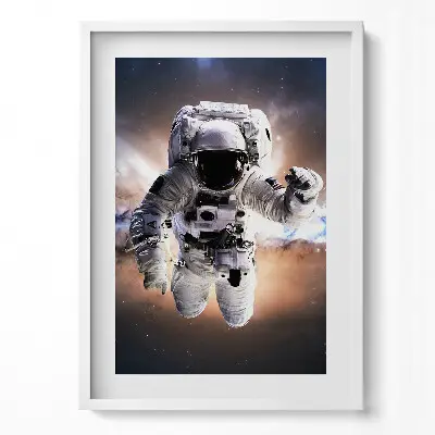 Obraz na stenu v ráme Astronaut vo vesmíre