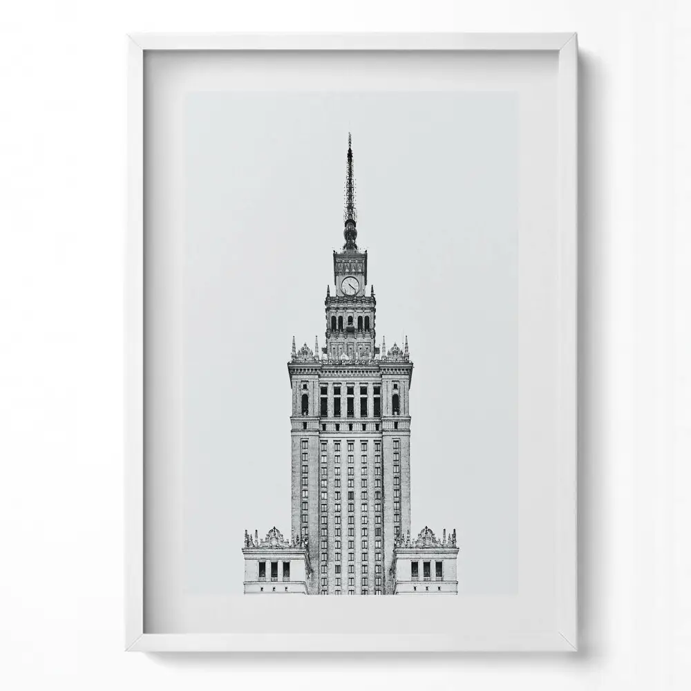 Obraz v ráme Palác kultúry a vedy vo Varšave