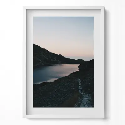 Obraz na stenu v ráme Jazero a Tatry