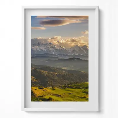 Obraz v ráme Pieniny Vysoký vrch