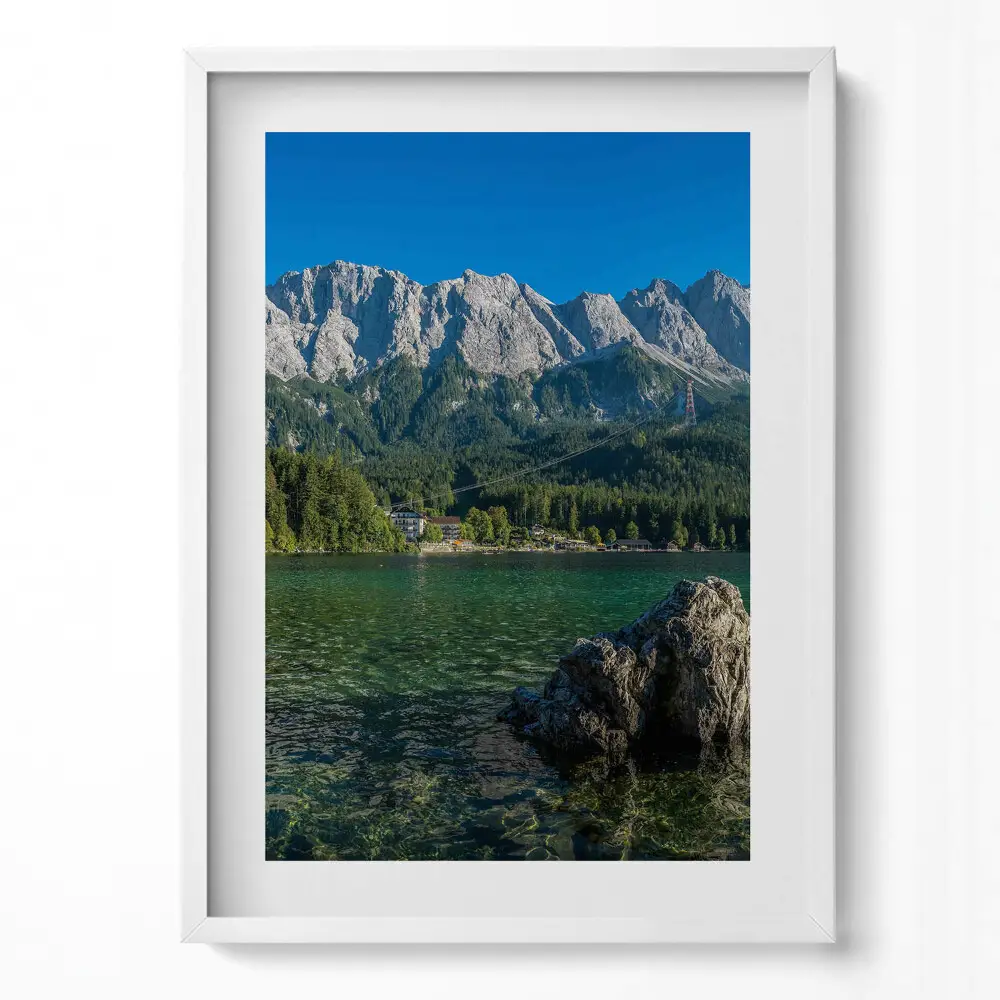 Obraz v ráme Vrchol Zugspitze Nemecko