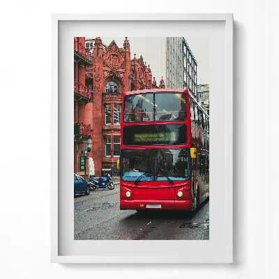 Obraz v ráme Birmingham Bus UK