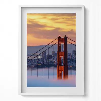 Obraz v ráme Most v San Franciscu