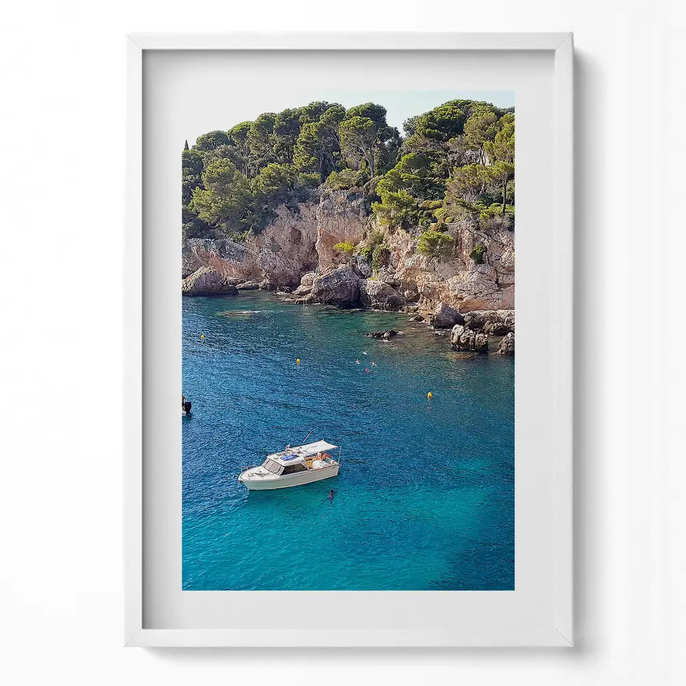 Obraz v ráme Krajina pri Cap d'Antibes