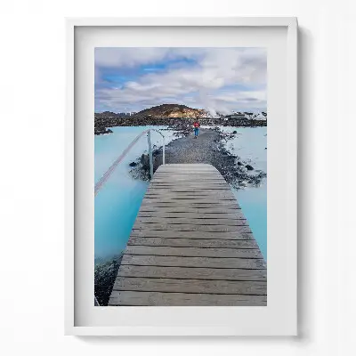 Obraz na stenu v ráme Atrakcia na Islande