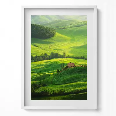 Obraz v ráme Krásna prírodná krajina Talianska