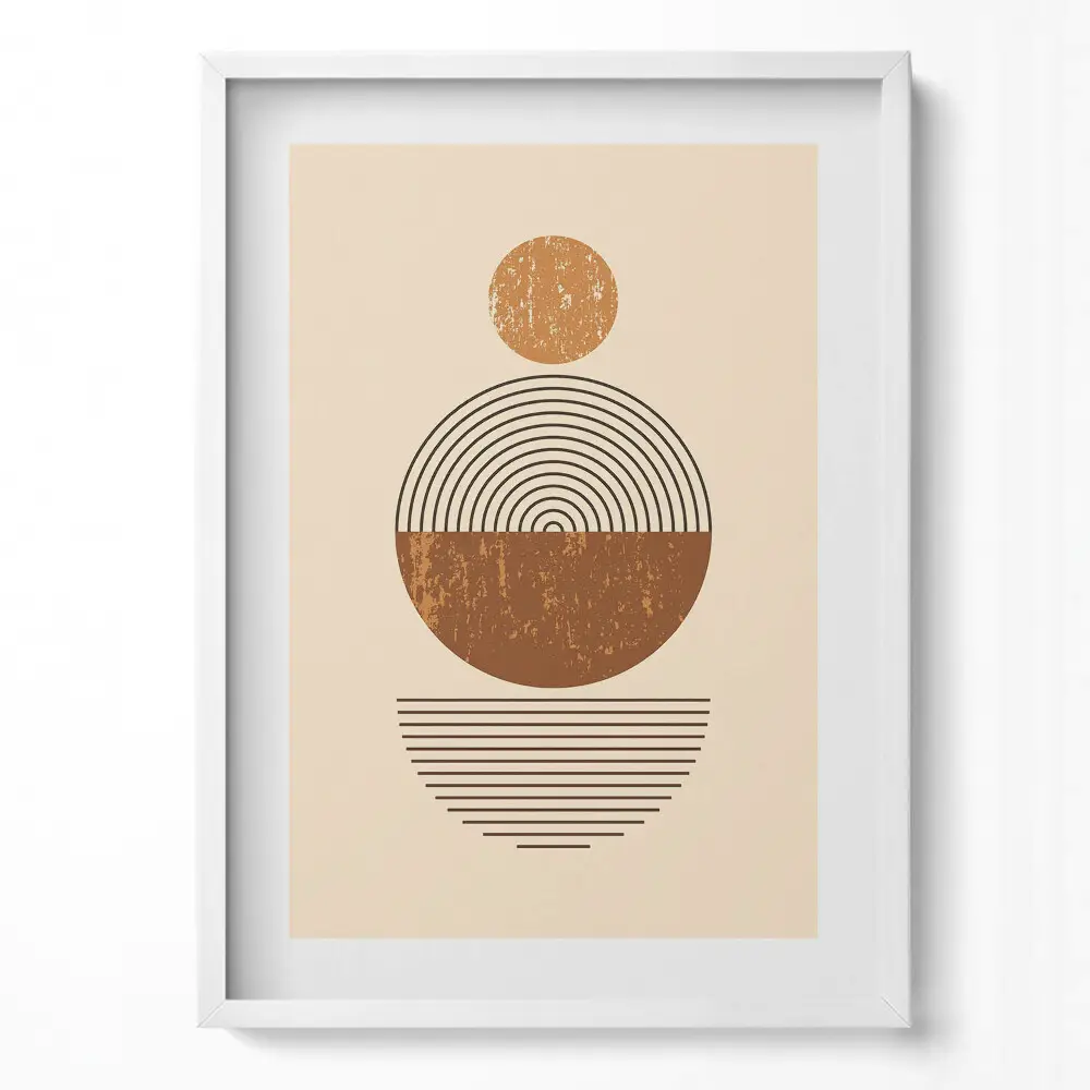 Obraz na stenu v ráme Geometrické boho umenie