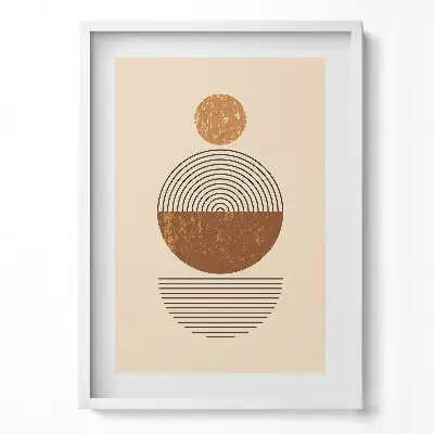 Obraz na stenu v ráme Geometrické boho umenie
