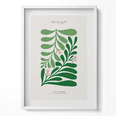 Obraz v ráme Ilustrácia rastlín a kvetov