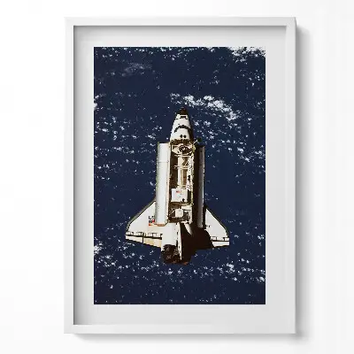 Obraz v ráme Kozmická loď NASA