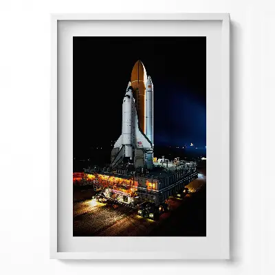Obraz v ráme Vesmírna raketa NASA