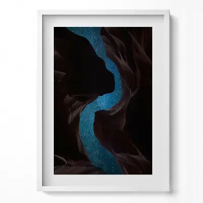Obraz v ráme Hviezdna obloha